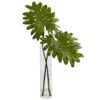 Indoor Selloum Artificial Plant In Cylinder Glass 1 Indoor Selloum Artificial Plant In Cylinder Glass -Artificial nearly natural artificial branches stems 6944 64 1000