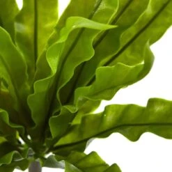 Indoor 9 In. Birds Nest Fern Artificial Plant -Artificial nearly natural artificial ferns 6144 s8 4f 1000