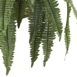 Large Artificial Boston Fern Hanging Basket 11 Large Artificial Boston Fern Hanging Basket -Artificial nearly natural artificial ferns 6774 1f 1000