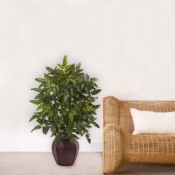Artificial Bracken Fern With Decorative Planter 9 Artificial Bracken Fern With Decorative Planter -Artificial nearly natural artificial ferns 6887 31 1000