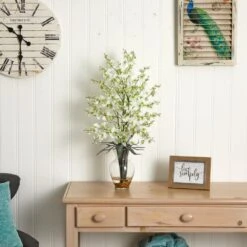 31 In. Artificial Dancing Lady Liquid Illusion Silk Flower Arrangement In Green 8 31 In. Artificial Dancing Lady Liquid Illusion Silk Flower Arrangement In Green -Artificial nearly natural artificial flowers 1073 gr 4f 1000