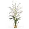 31 In. Artificial Dancing Lady Liquid Illusion Silk Flower Arrangement In White 2 31 In. Artificial Dancing Lady Liquid Illusion Silk Flower Arrangement In White -Artificial nearly natural artificial flowers 1073 wh 64 1000