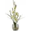 18 In. Artificial Calla Lilly Liquid Illusion Silk Flower Arrangement In Cream 1 18 In. Artificial Calla Lilly Liquid Illusion Silk Flower Arrangement In Cream -Artificial nearly natural artificial flowers 1118 cr 64 1000