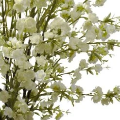 Cherry Blossoms With Vase Arrangement In White 13 Cherry Blossoms With Vase Arrangement In White -Artificial nearly natural artificial flowers 1315 wh c3 1000