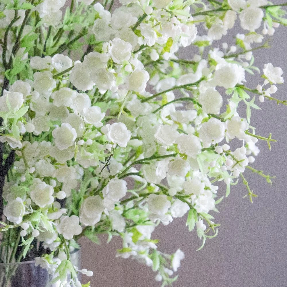 Giant Cherry Blossom Artificial Arrangement In White 8 Giant Cherry Blossom Artificial Arrangement In White - Image 6