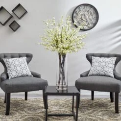 Giant Cherry Blossom Artificial Arrangement In White 16 Giant Cherry Blossom Artificial Arrangement In White -Artificial nearly natural artificial flowers 1316 wh 76 1000