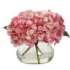 Blooming Artificial Hydrangea With Vase -Artificial nearly natural artificial flowers 1356 pk 64 1000
