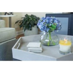 Large Blooming Artificial Hydrangea With Vase 13 Large Blooming Artificial Hydrangea With Vase -Artificial nearly natural artificial flowers 1357 bl 1f 1000