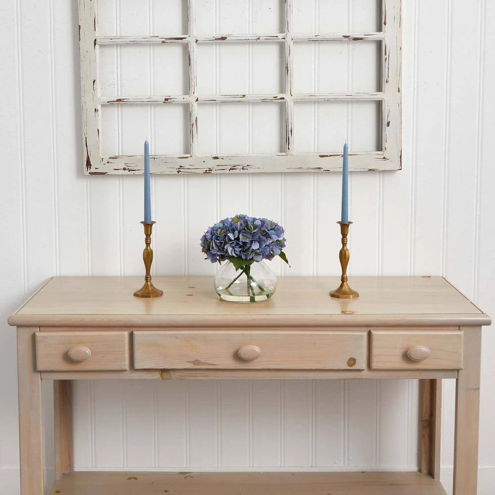 Large Blooming Artificial Hydrangea With Vase 9 Large Blooming Artificial Hydrangea With Vase - Image 7