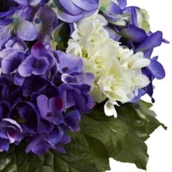 Mixed Artificial Hydrangea With Vase 9 Mixed Artificial Hydrangea With Vase -Artificial nearly natural artificial flowers 1364 bp 4f 1000