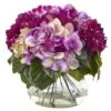 Artificial Multi-Tone Hydrangea With Vase 2 Artificial Multi-Tone Hydrangea With Vase -Artificial nearly natural artificial flowers 1364 bu 64 1000