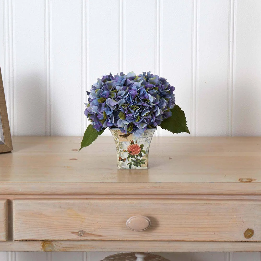 Artificial Hydrangea With Floral Planter 4 Artificial Hydrangea With Floral Planter - Image 2
