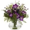 Artificial Large Mixed Morning Glory With Vase 2 Artificial Large Mixed Morning Glory With Vase -Artificial nearly natural artificial flowers 1375 64 1000