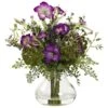 Artificial Mixed Morning Glory With Vase 2 Artificial Mixed Morning Glory With Vase -Artificial nearly natural artificial flowers 1376 64 1000