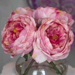 Artificial Fancy Rose With Vase 18 Artificial Fancy Rose With Vase -Artificial nearly natural artificial flowers 1391 pk c3 1000