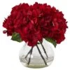 Artificial Red Hydrangea With Vase Silk Flower Arrangement 2 Artificial Red Hydrangea With Vase Silk Flower Arrangement -Artificial nearly natural artificial flowers 1441 64 1000