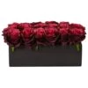 Dozen Artificial Silk Roses 2 Dozen Artificial Silk Roses -Artificial nearly natural artificial flowers 1487 bg 64 1000