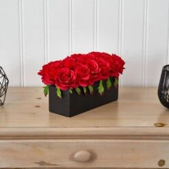 Artificial Dozen Silk Roses -Artificial nearly natural artificial flowers 1487 rd 44 1000