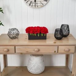 Artificial Dozen Silk Roses -Artificial nearly natural artificial flowers 1487 rd fa 1000