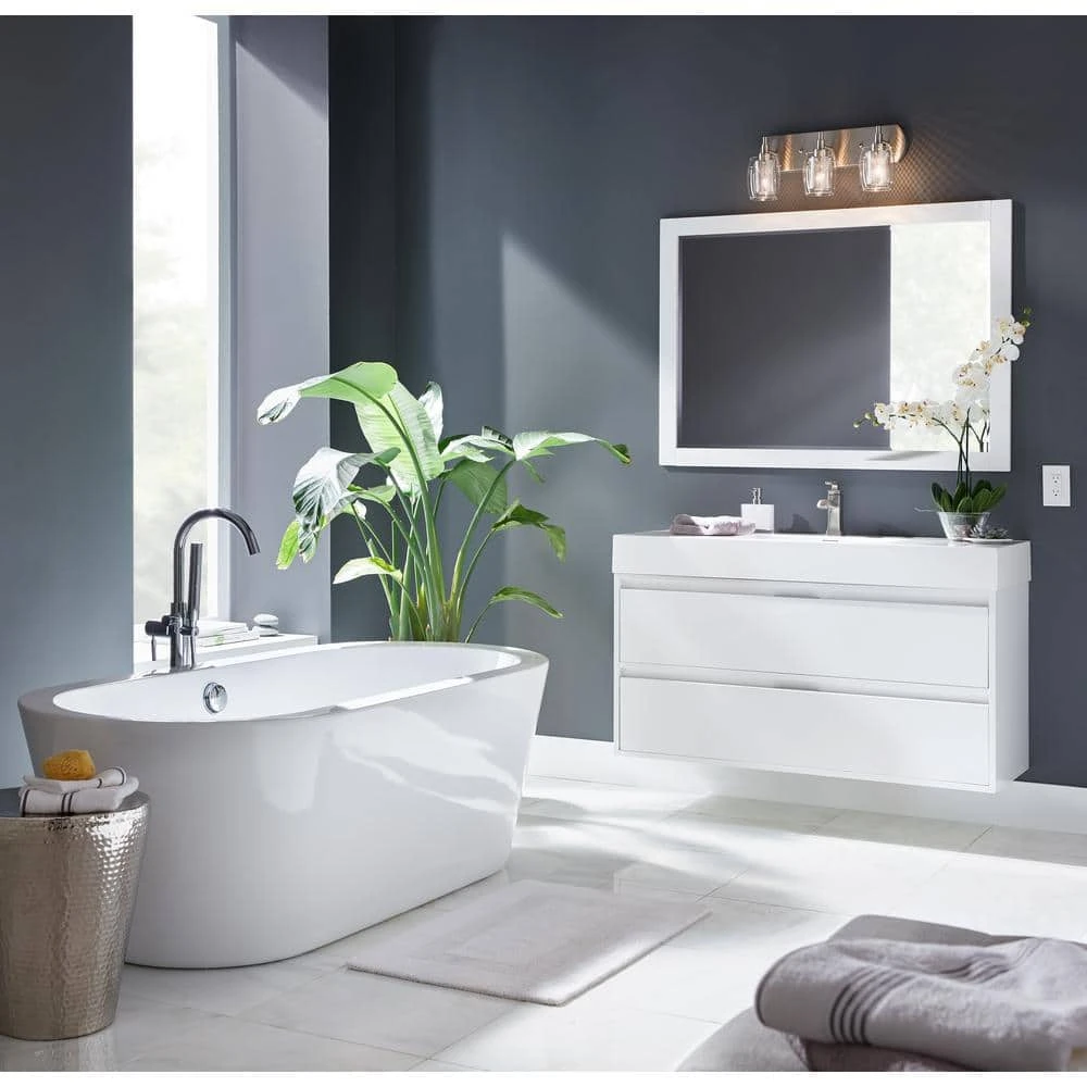 Double Phalaenopsis With Glass Vase Silk Flower Artificial Arrangement 7 Double Phalaenopsis With Glass Vase Silk Flower Artificial Arrangement - Image 5