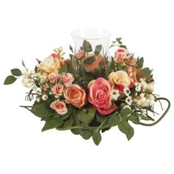 2 In. Artificial Rose Candelabrum Silk Flower Arrangement 11 2 In. Artificial Rose Candelabrum Silk Flower Arrangement -Artificial nearly natural artificial flowers 4685 ap 31 1000