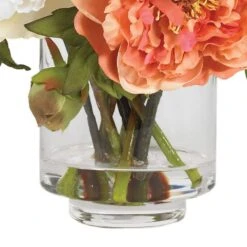 10 In. Artificial Peony Silk Arrangement -Artificial nearly natural artificial flowers 4689 c3 1000