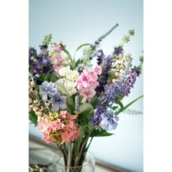 16 In. Artificial H Assorted Lavender And Hydrangea Silk Flower Arrangement 9 16 In. Artificial H Assorted Lavender And Hydrangea Silk Flower Arrangement -Artificial nearly natural artificial flowers 4760 4f 1000