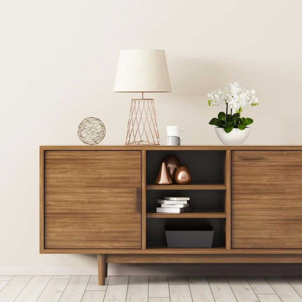 16 In. Artificial H White Phalaenopsis Silk Flower Arrangement 3 16 In. Artificial H White Phalaenopsis Silk Flower Arrangement - Image 2