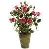 Indoor 14 In. Artificial French Rose Garden 2 Indoor 14 In. Artificial French Rose Garden -Artificial nearly natural artificial flowers 4853 64 1000