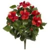 Indoor 20 In. Hibiscus Artificial Plant (4-Set) 1 Indoor 20 In. Hibiscus Artificial Plant (4-Set) -Artificial nearly natural artificial flowers 6065 s4 64 1000