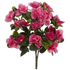 Indoor 13 In. Azalea Artificial Plant (4-Set)