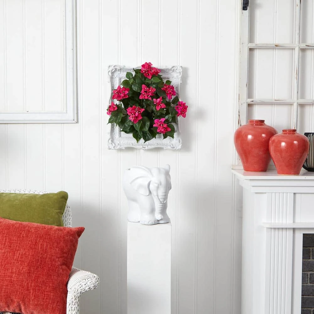 Indoor 20 In. Bougainvillea Artificial Plant (3-Set) 4 Indoor 20 In. Bougainvillea Artificial Plant (3-Set) - Image 2