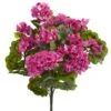 UV Resistant Indoor/Outdoor Geranium Artificial Bush (Set Of 3) 2 UV Resistant Indoor/Outdoor Geranium Artificial Bush (Set Of 3) -Artificial nearly natural artificial flowers 6131 s3 bu 64 1000