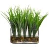 Indoor Vanilla Grass Artificial Plant In Oval Vase 1 Indoor Vanilla Grass Artificial Plant In Oval Vase -Artificial nearly natural artificial grass plants 8076 64 1000