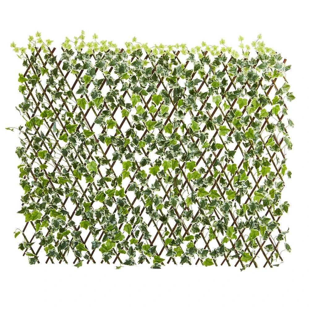 39 In. H Artificial English Ivy Expandable Privacy Fence And Hedge Panel Screen - UV Protected 3 39 In. H Artificial English Ivy Expandable Privacy Fence And Hedge Panel Screen - UV Protected