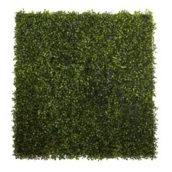 12 In. H X 10 In. W Artificial Boxwood Privacy Hedge Panel Mat (Set Of 12)