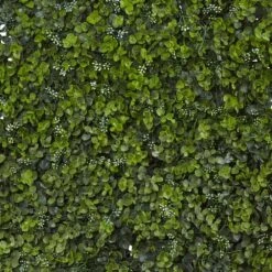 Indoor 12 In. W X 12 In. H Artificial Eucalyptus Privacy Panel Hedge Mat (Set Of 8) 10 Indoor 12 In. W X 12 In. H Artificial Eucalyptus Privacy Panel Hedge Mat (Set Of 8) -Artificial nearly natural artificial hedges 6156 s8 4f 1000