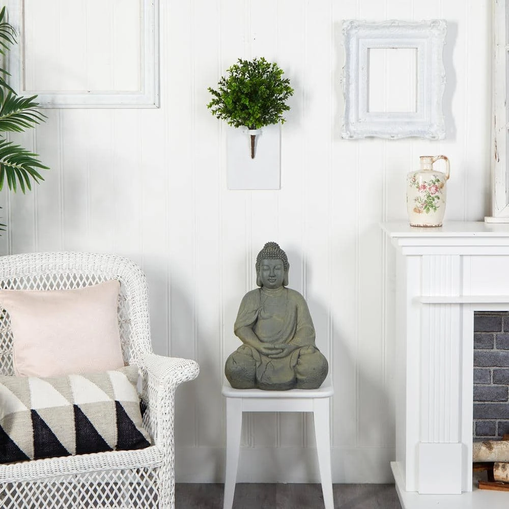 Indoor And Outdoor 15 In. Artificial Sweet Grass Bush (Set Of 6) 5 Indoor And Outdoor 15 In. Artificial Sweet Grass Bush (Set Of 6) - Image 4