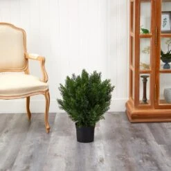 2 Ft. Artificial Cedar Bush Indoor/Outdoor 13 2 Ft. Artificial Cedar Bush Indoor/Outdoor -Artificial nearly natural artificial shrubs 6880 31 1000