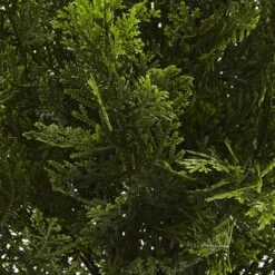 2 Ft. Artificial Cedar Bush Indoor/Outdoor 10 2 Ft. Artificial Cedar Bush Indoor/Outdoor -Artificial nearly natural artificial shrubs 6880 4f 1000