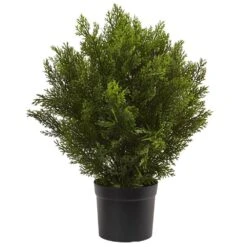2 Ft. Artificial Cedar Bush Indoor/Outdoor