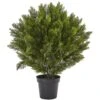 3 Ft. Artificial Cedar Bush (Indoor/Outdoor) 1 3 Ft. Artificial Cedar Bush (Indoor/Outdoor) -Artificial nearly natural artificial shrubs 6881 64 1000