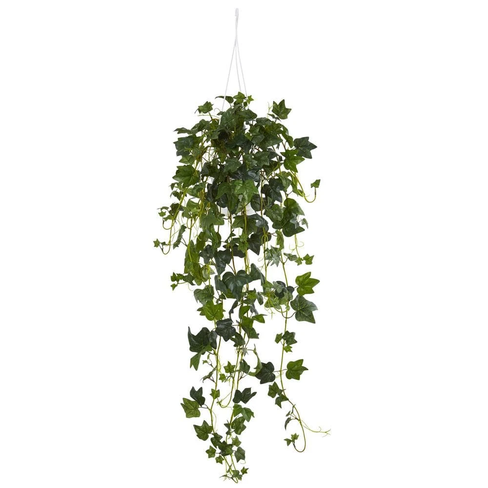 English Ivy Hanging Basket Artificial Plant 3 English Ivy Hanging Basket Artificial Plant - Image 2