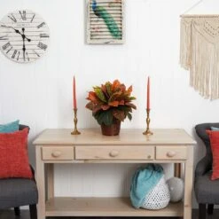 17 In. Garden Croton Artificial Plant In Basket (Real Touch) -Artificial nearly natural artificial shrubs 8870 31 1000