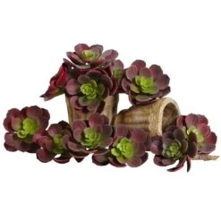5 In. Artificial Echeveria Succulent Plant (Set Of 12)