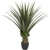 4 Ft. Artificial Spiked Agave Plant 1 4 Ft. Artificial Spiked Agave Plant -Artificial nearly natural artificial succulents 6813 64 1000