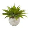 Indoor 24 In. Agave Artificial Plant In Sand Colored Bowl 1 Indoor 24 In. Agave Artificial Plant In Sand Colored Bowl -Artificial nearly natural artificial succulents 6959 64 1000