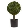 21 In. Boxwood Ball Topiary Artificial Tree 2 21 In. Boxwood Ball Topiary Artificial Tree -Artificial nearly natural artificial topiaries 4596 64 1000