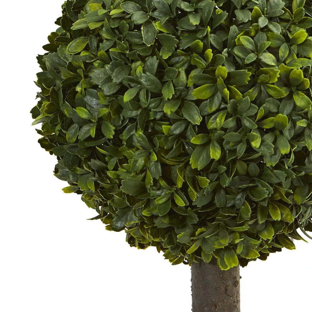 21 In. Boxwood Ball Topiary Artificial Tree 4 21 In. Boxwood Ball Topiary Artificial Tree - Image 2