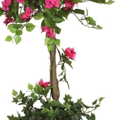 5 Ft. Artificial Mini Bougainvillea Topiary Silk Tree 11 5 Ft. Artificial Mini Bougainvillea Topiary Silk Tree -Artificial nearly natural artificial topiaries 5228 4f 1000